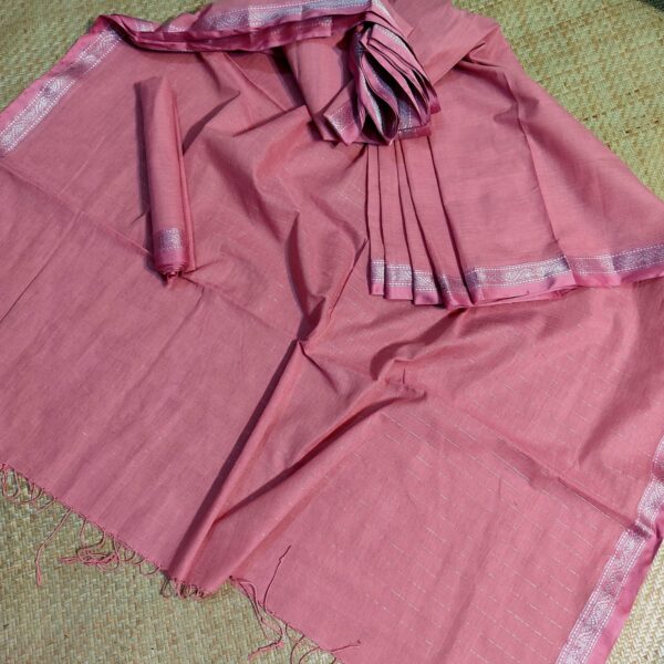 Tangail  cotton saree|TZ-1005 - Image 4
